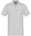 KB254 K254 Kariban Short Sleeve Piqué Polo Shirt Ash Heather colour image